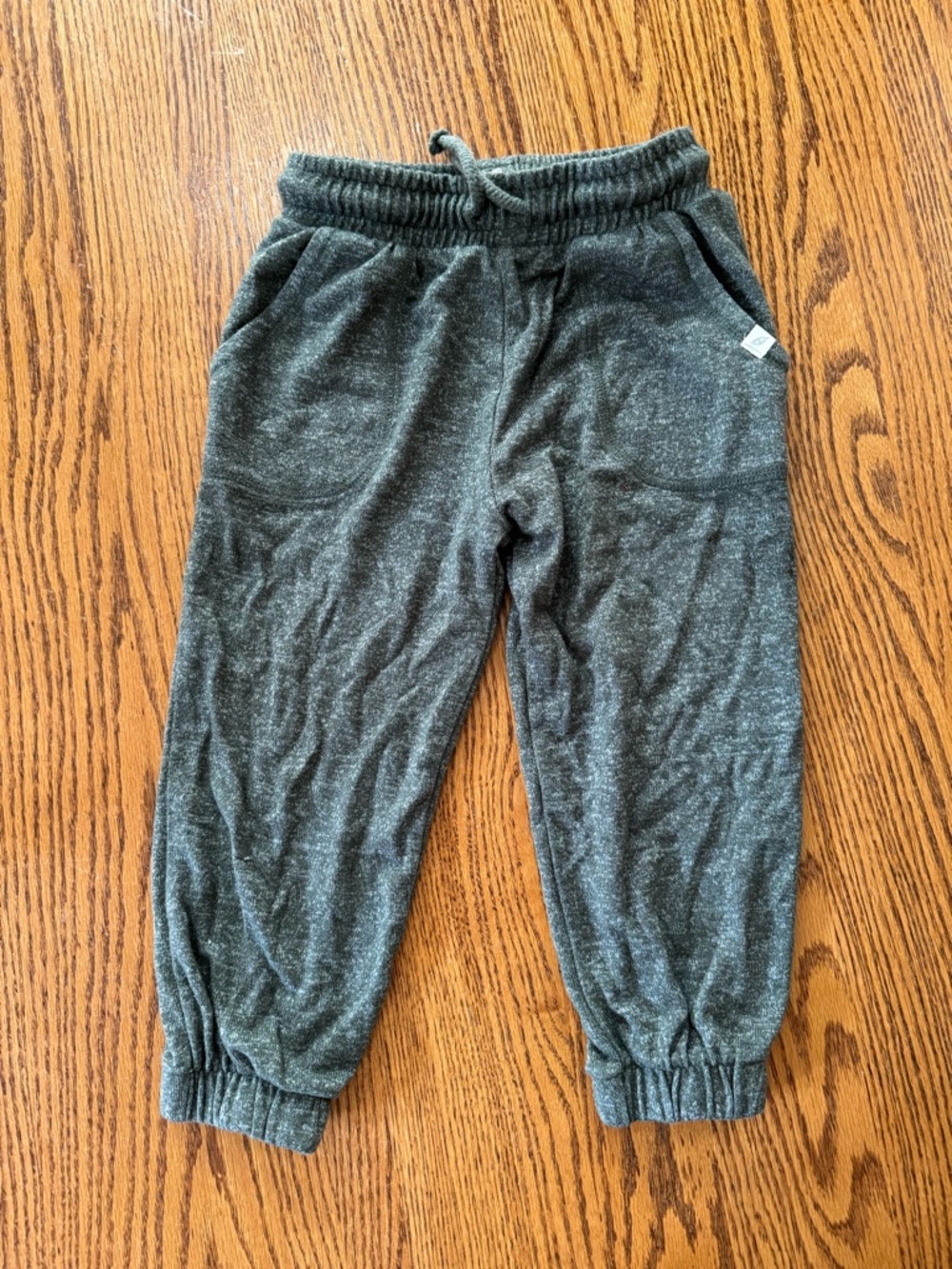 3t toddler Easy Peasy Kids Dark Green Heathered Cozy Jogger Pants